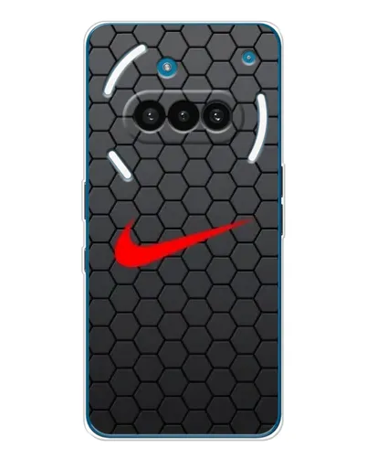 Чехол для Nothing Phone (3a) с картинкой «Nike — карбоновая сетка»