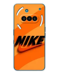 Чехол для Nothing Phone (3a) с картинкой «Оранжевый драйв Nike» Чехол для Nothing Phone (3a) с картинкой «Оранжевый драйв Nike»