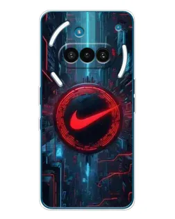 Чехол для Nothing Phone (3a) с картинкой «Техногенный стиль Nike»
