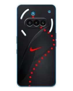 Чехол для Nothing Phone (3a) с картинкой «Абстрактный дизайн Nike»