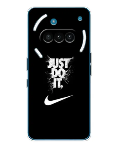 Чехол для Nothing Phone (3a) с картинкой «Текстовый принт Nike»