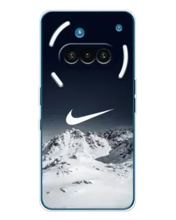 Чехол для Nothing Phone (3a) с картинкой «Nike — зимние горы»