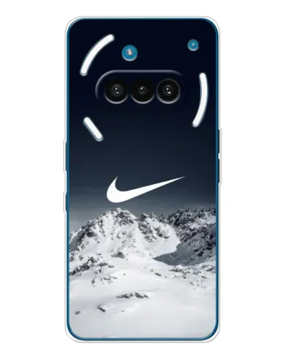 Чехол для Nothing Phone (3a) с картинкой «Nike — зимние горы»