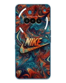 Чехол для Nothing Phone (3a) с картинкой «Nike в абстракции»