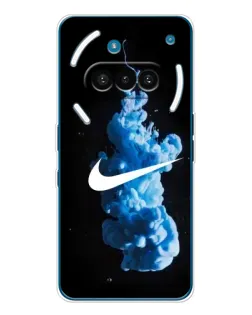 Чехол для Nothing Phone (3a) с картинкой «Nike и синий дым»
