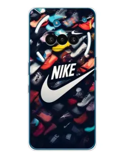 Чехол для Nothing Phone (3a) с картинкой «Коллекция кроссовок Nike»