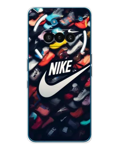 Чехол для Nothing Phone (3a) с картинкой «Коллекция кроссовок Nike»