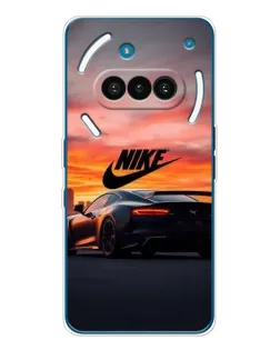 Чехол для Nothing Phone (3a) с картинкой «Nike и суперкар»