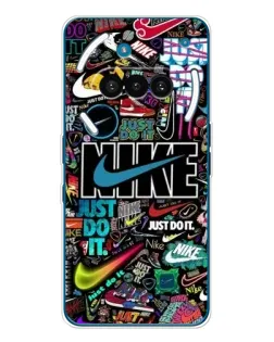 Чехол для Nothing Phone (3a) с картинкой «Яркий коллаж Nike» Чехол для Nothing Phone (3a) с картинкой «Яркий коллаж Nike»