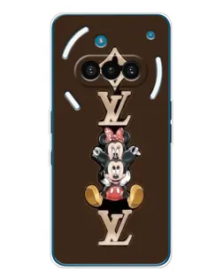 Чехол для Nothing Phone (3a) с картинкой «LV и Микки Маус»