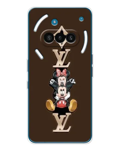 Чехол для Nothing Phone (3a) с картинкой «LV и Микки Маус»
