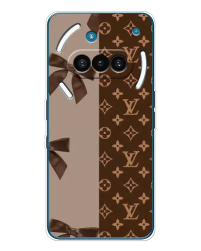 Чехол для Nothing Phone (3a) с картинкой «Louis Vuitton — банты»