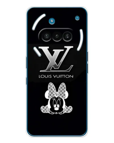 Чехол для Nothing Phone (3a) с картинкой «LV и Минни Маус»