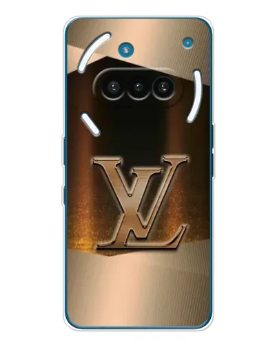 Чехол для Nothing Phone (3a) с картинкой «LV — золотое сияние»