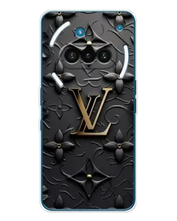 Чехол для Nothing Phone (3a) с картинкой «Кожаная текстура LV»