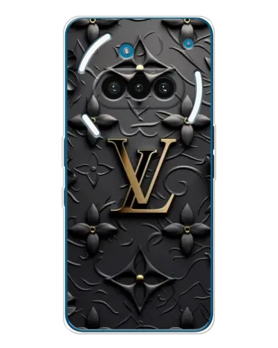 Чехол для Nothing Phone (3a) с картинкой «Кожаная текстура LV»