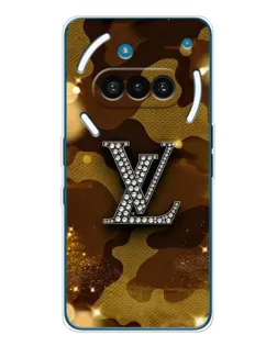 Чехол для Nothing Phone (3a) с картинкой «Камуфляжный Louis Vuitton»