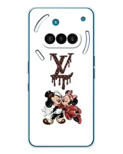 Чехол для Nothing Phone (3a) с картинкой «LV и Микки Маус»