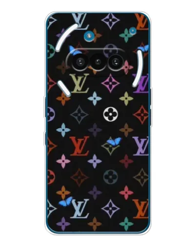 Чехол для Nothing Phone (3a) с картинкой «Цветная монограмма LV»