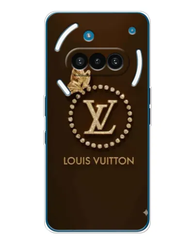 Чехол для Nothing Phone (3a) с картинкой «LV — золотая печать»