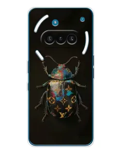 Чехол для Nothing Phone (3a) с картинкой «LV — мраморный принт»