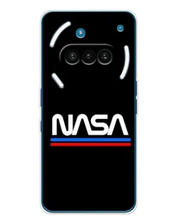 Чехол для Nothing Phone (3a) с картинкой «NASA — классика Red Blue» Чехол для Nothing Phone (3a) с картинкой «NASA — классика Red Blue»