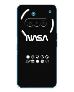 Чехол для Nothing Phone (3a) с картинкой «NASA — технический принт»