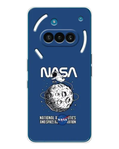 Чехол для Nothing Phone (3a) с картинкой «NASA — лунная миссия»