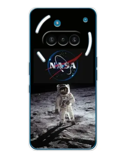 Чехол для Nothing Phone (3a) с картинкой «Астронавт на Луне»