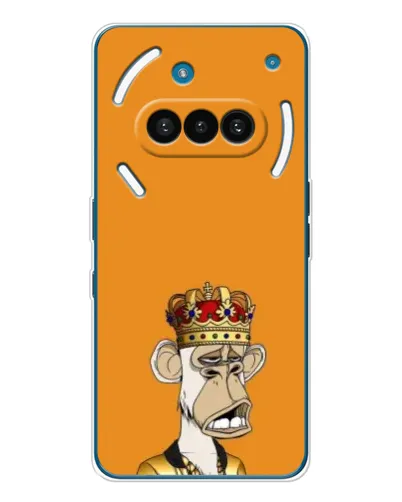 Чехол для Nothing Phone (3a) с картинкой «Золотая обезьяна Bored Ape»