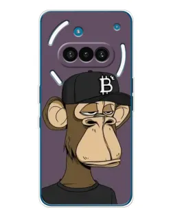 Чехол для Nothing Phone (3a) с картинкой «Bored Ape в кепке»