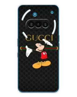 Чехол для Nothing Phone (3a) с картинкой «Микки Маус Gucci»