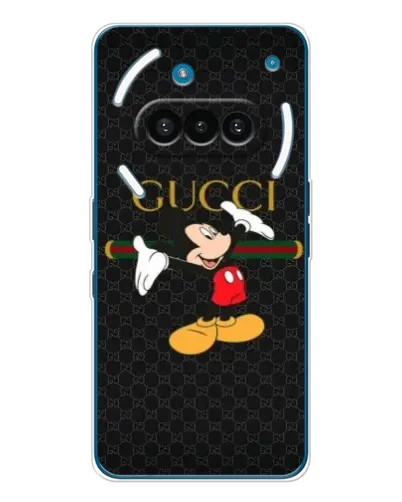 Чехол для Nothing Phone (3a) с картинкой «Микки Маус Gucci»