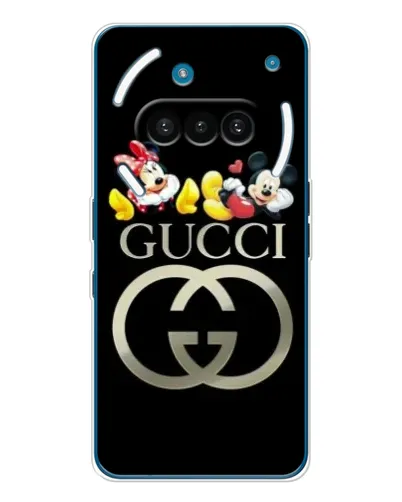 Чехол для Nothing Phone (3a) с картинкой «Gucci — герои Disney»