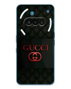 Чехол для Nothing Phone (3a) с картинкой «Gucci — стеганый черный»