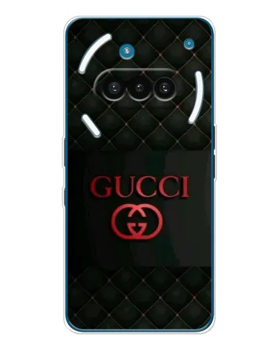 Чехол для Nothing Phone (3a) с картинкой «Gucci — стеганый черный»