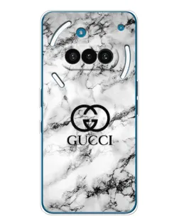 Чехол для Nothing Phone (3a) с картинкой «Gucci — мраморный шик»