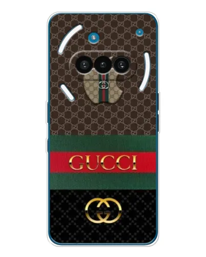 Чехол для Nothing Phone (3a) с картинкой «Gucci — брендированный десерт»