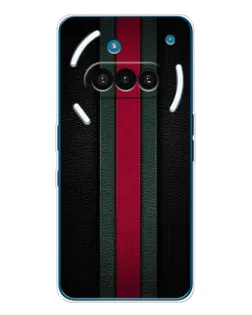 Чехол для Nothing Phone (3a) с картинкой «Gucci — неоновая линия»