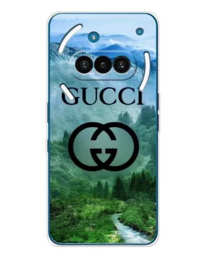 Чехол для Nothing Phone (3a) с картинкой «Gucci — горный пейзаж»