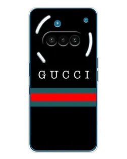 Чехол для Nothing Phone (3a) с картинкой «Gucci — красный пояс»