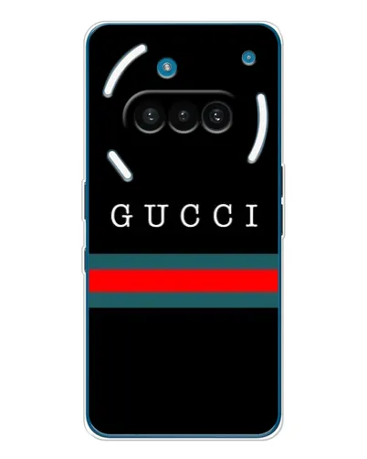 Чехол для Nothing Phone (3a) с картинкой «Gucci — красный пояс»