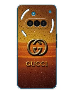 Чехол для Nothing Phone (3a) с картинкой «Gucci — солнечный градиент» Чехол для Nothing Phone (3a) с картинкой «Gucci — солнечный градиент»