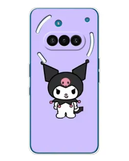Чехол для Nothing Phone (3a) с картинкой «Kuromi — нежный фиолетовый»