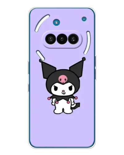Чехол для Nothing Phone (3a) с картинкой «Kuromi — нежный фиолетовый»