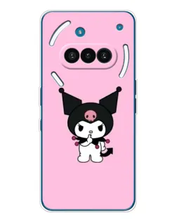 Чехол для Nothing Phone (3a) с картинкой «Kuromi — розовая нежность»