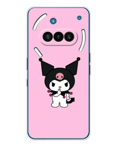 Чехол для Nothing Phone (3a) с картинкой «Kuromi — розовая нежность»