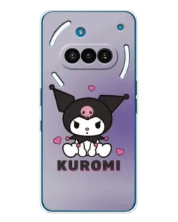 Чехол для Nothing Phone (3a) с картинкой «Kuromi — фиолетовый арт»