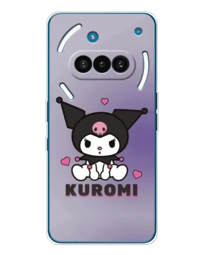 Чехол для Nothing Phone (3a) с картинкой «Kuromi — фиолетовый арт»