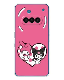 Чехол для Nothing Phone (3a) с картинкой «Kuromi и My Melody»